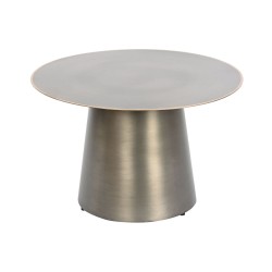 Side table DKD Home Decor Golden Dark grey Metal 60 x 60 x 37 cm