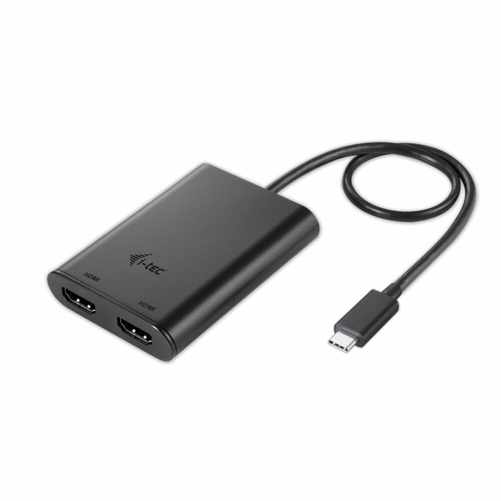 DisplayPort-zu-HDMI-Adapter i-Tec C31DUAL4KHDMI        Schwarz 4K Ultra HD