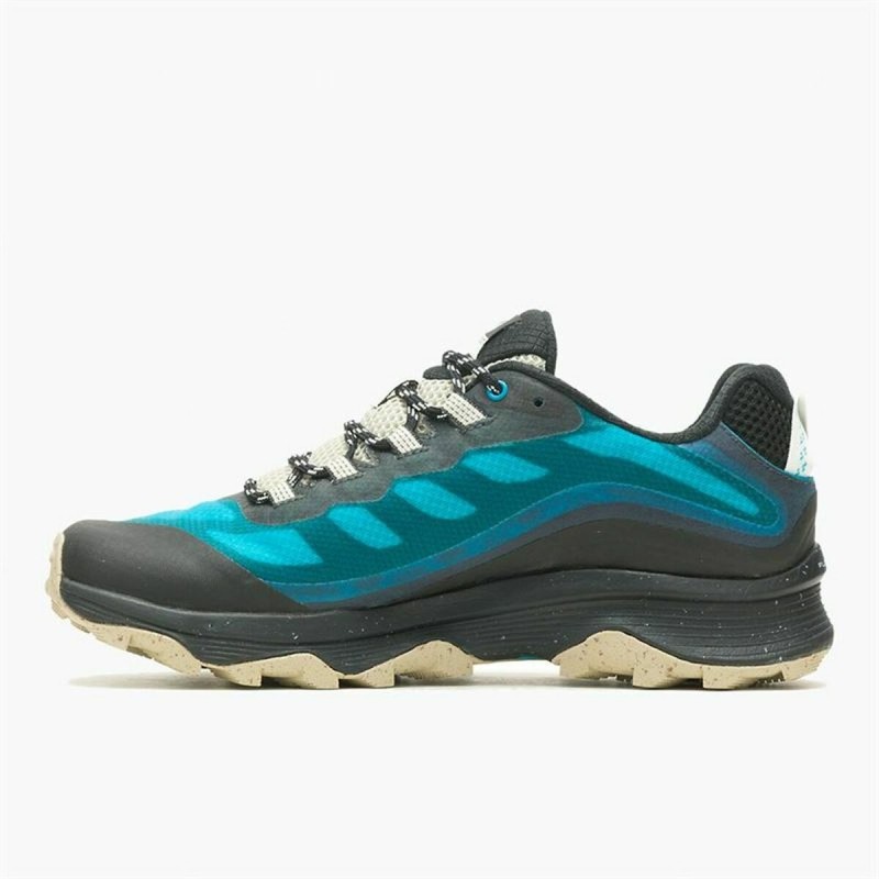 Running Shoes for Adults Merrell Moab Speed Gtx Blue Navy Blue Moutain