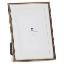 Photo frame Copper 12 x 19,5 x 15,5 cm Crystal Steel