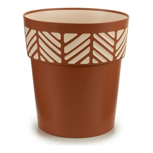 Cache-pot Stefanplast 8003507946019 Marron Beige Terre cuite Plastique 29 x 29 x 29 cm