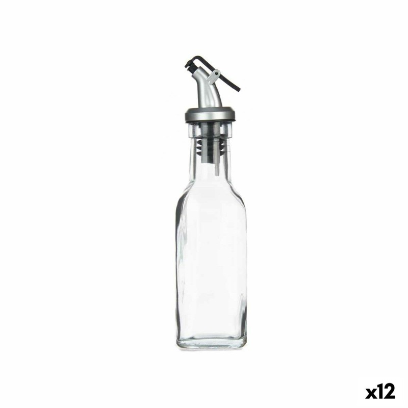 Huilier Vivalto YHP-F0415A/DH12 Transparent verre Acier 180 ml 5 x 20 x 5 cm (12 Unités)