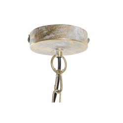 Deckenlampe DKD Home Decor Grau Gold Metall (49 x 49 x 48 cm)