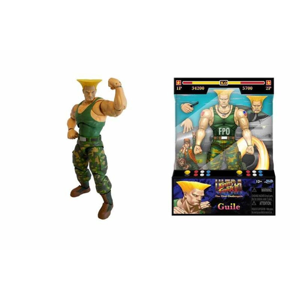 Actionfiguren Street Fighter Ii M. Guile 15 cm