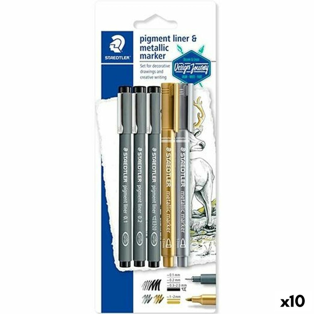 Set of Felt Tip Pens Staedtler Design Journey (10 Units)