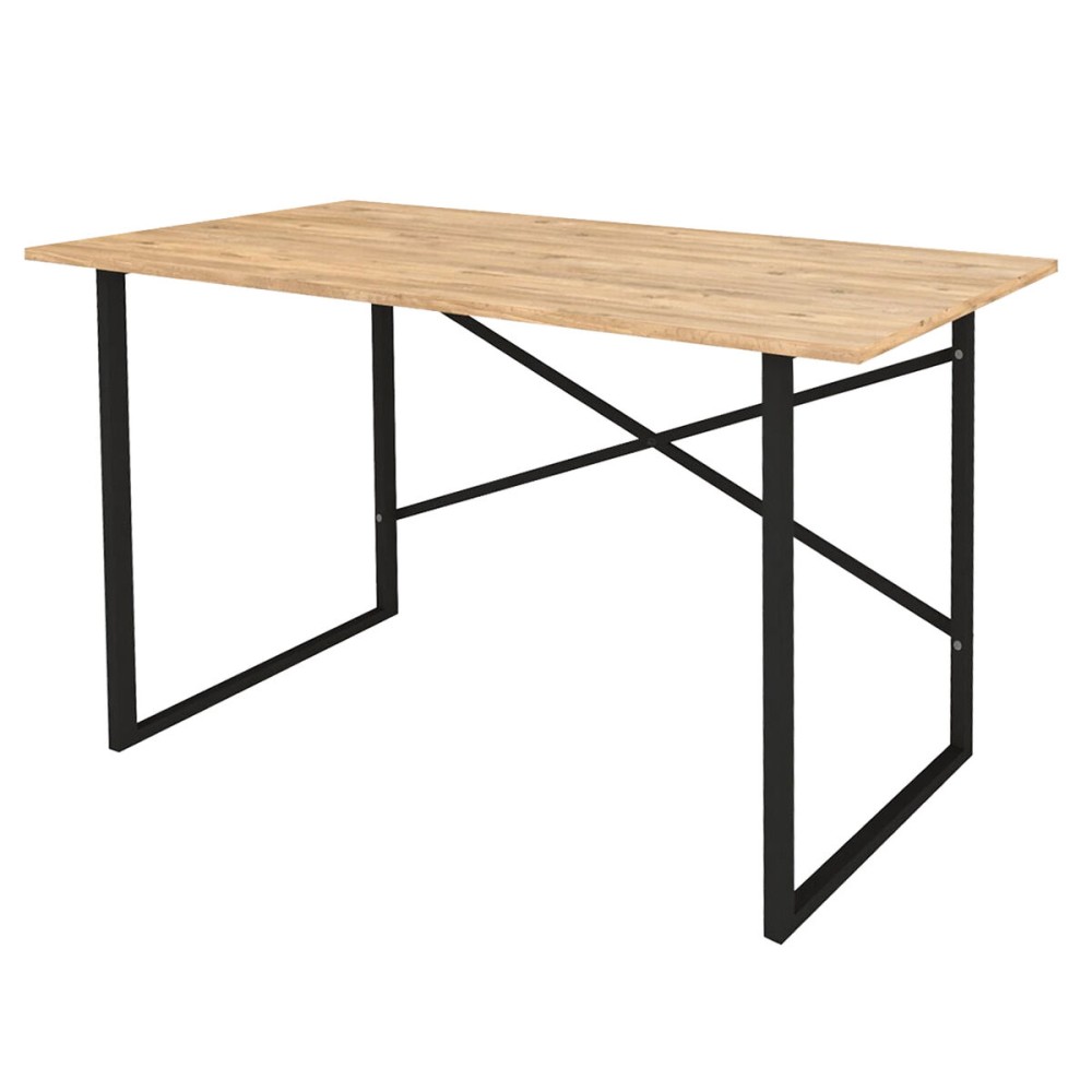 Schreibtisch Alexandra House Living Schwarz Eg Metall Holz MDP 120 x 75 x 60 cm Industriell