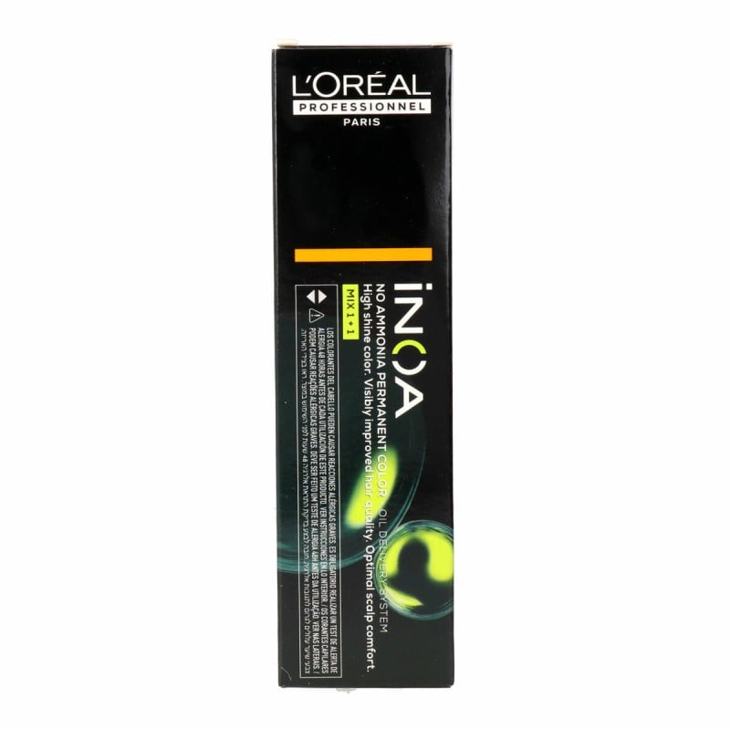 Dauerfärbung L'Oreal Professionnel Paris Inoa Nº 7.34 Goldenes Kupferrot 60 g