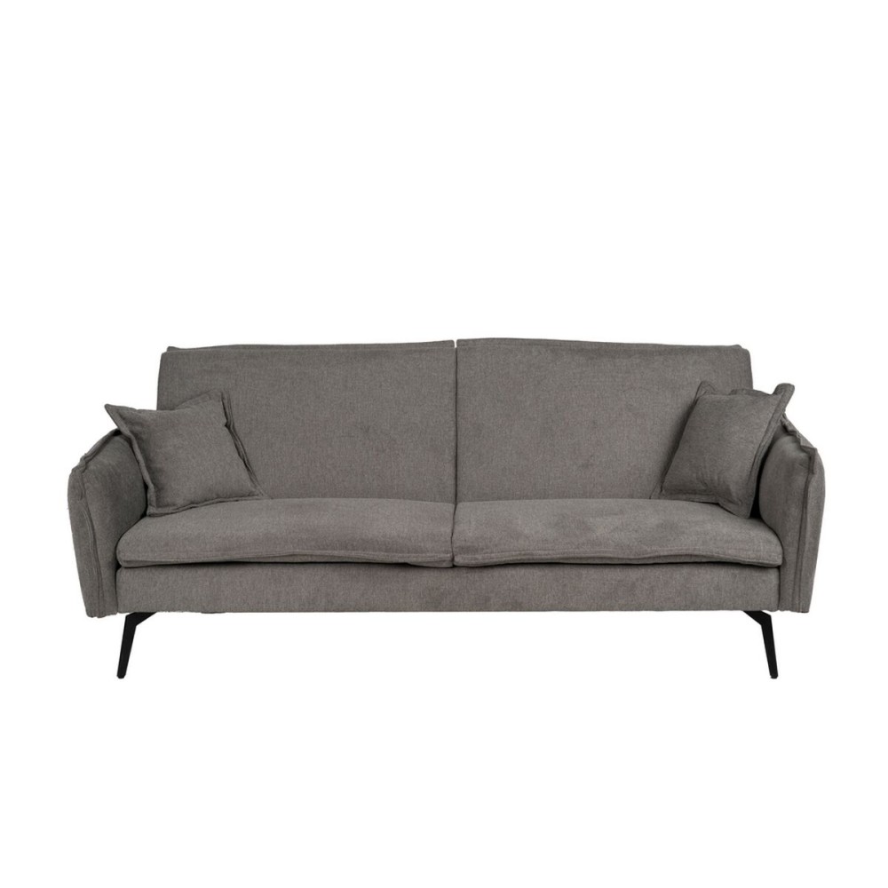 Canapé Convertible Gris 214 x 106 x 84 cm