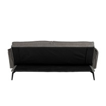 Canapé Convertible Gris 214 x 106 x 84 cm