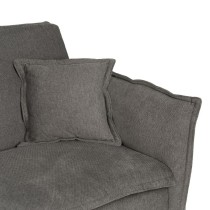 Sofabed Grey 214 x 106 x 84 cm