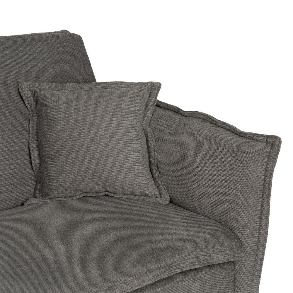 Sofabed Grey 214 x 106 x 84 cm