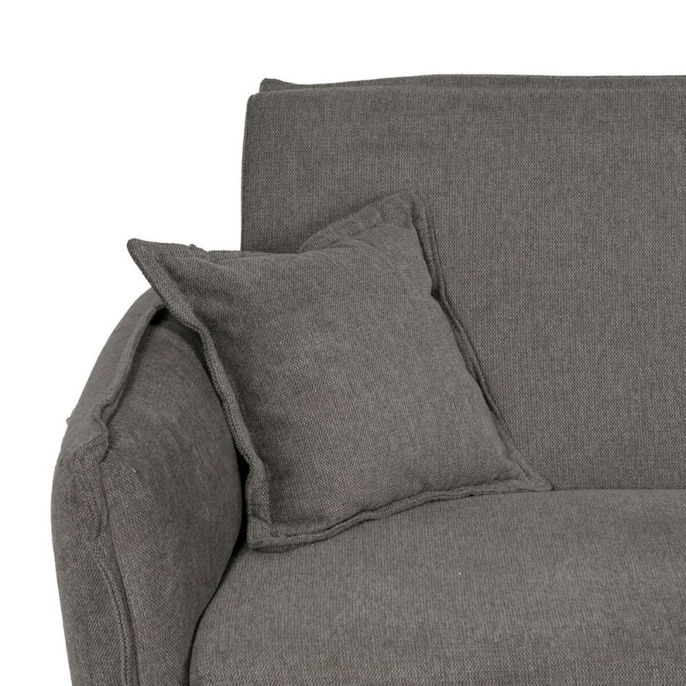 Canapé Convertible Gris 214 x 106 x 84 cm