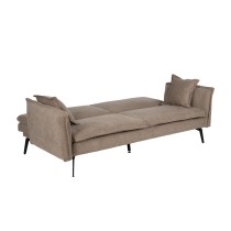 Canapé Convertible Taupe 214 x 106 x 84 cm