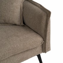 Schlafsofa Taupe 214 x 106 x 84 cm