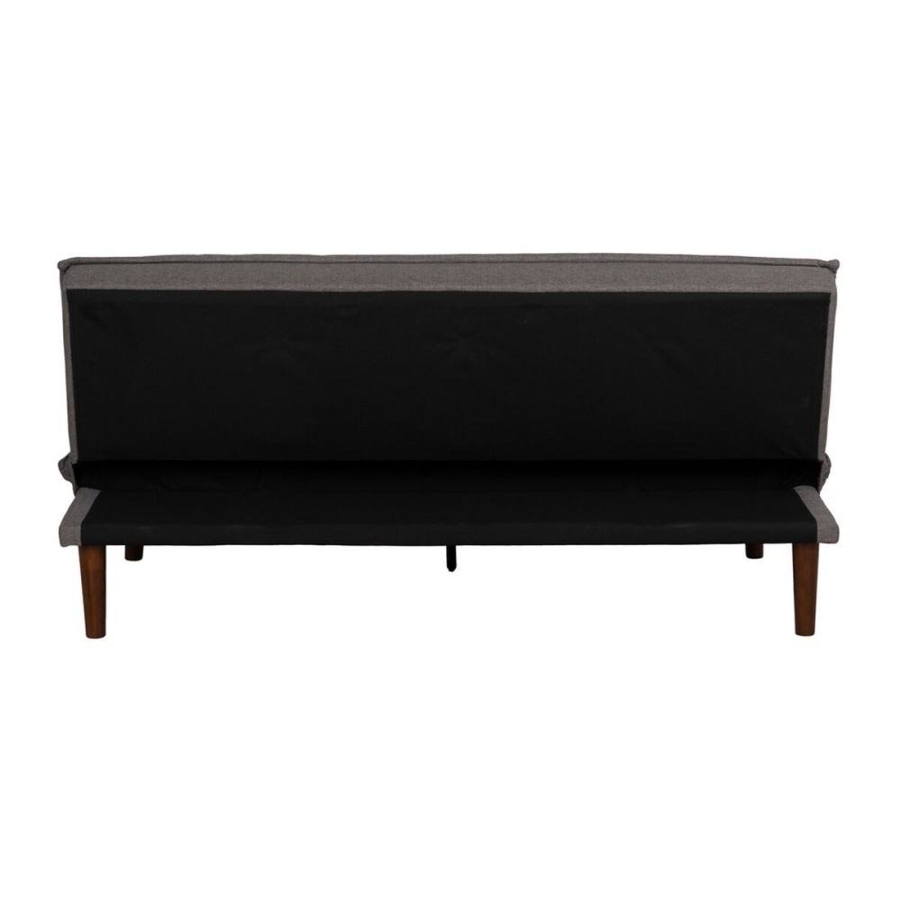 Schlafsofa Schwarz Grau 181 x 102 x 85 cm