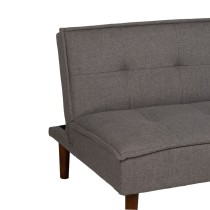 Schlafsofa Schwarz Grau 181 x 102 x 85 cm