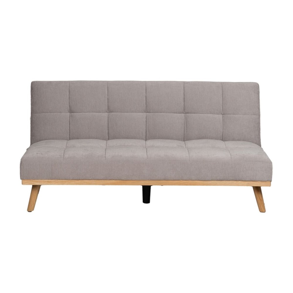 Schlafsofa Grau natürlich 178 x 94 x 86 cm