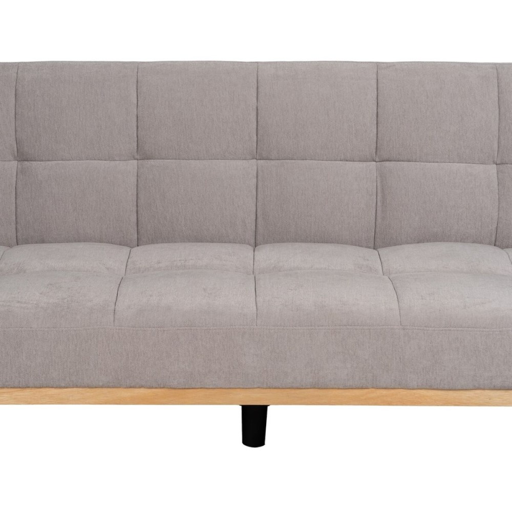 Schlafsofa Grau natürlich 178 x 94 x 86 cm