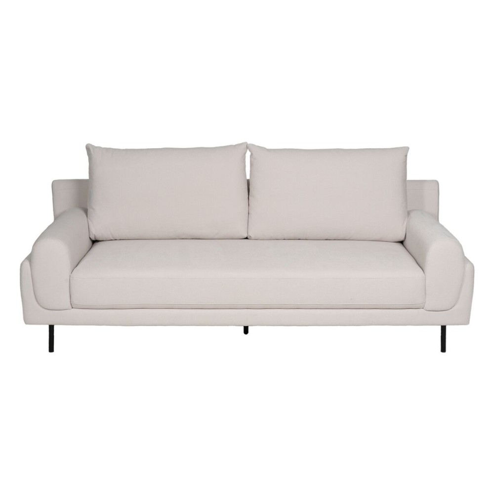 Sofa Cream 216 x 86 x 90 cm