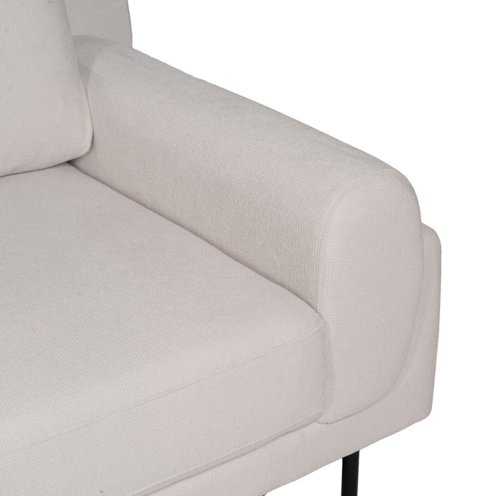 Sofa Cream 216 x 86 x 90 cm