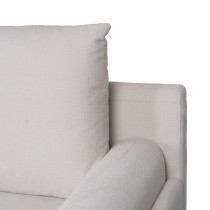 Sofa Cream 216 x 86 x 90 cm