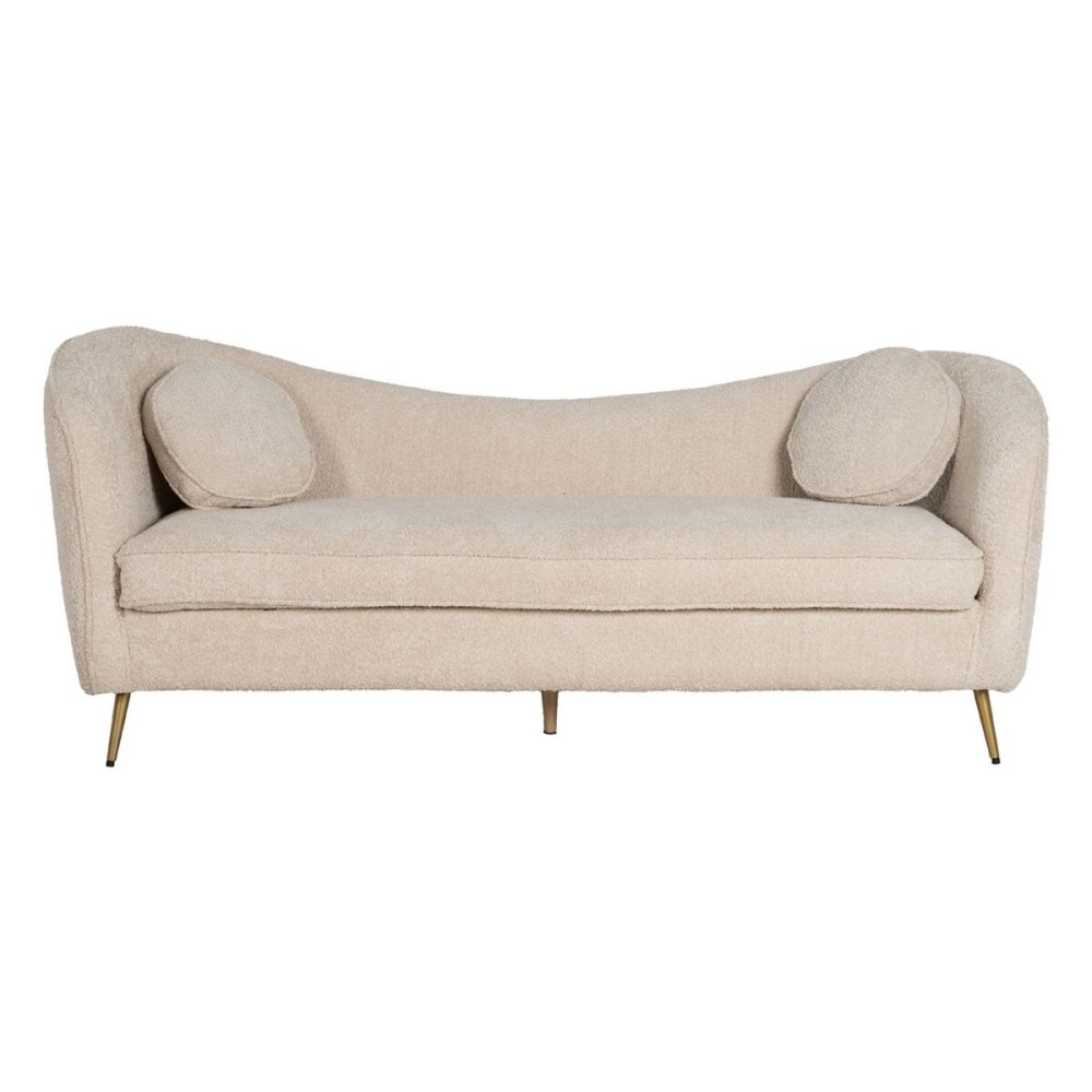 Sofa Beige 195 x 74 x 77 cm