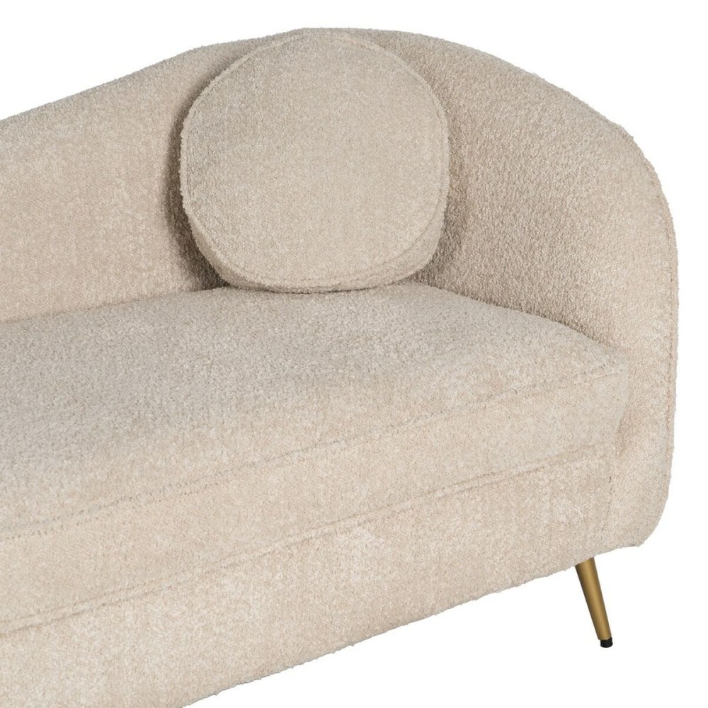 Sofa Beige 195 x 74 x 77 cm