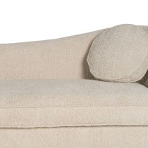 Sofa Beige 195 x 74 x 77 cm