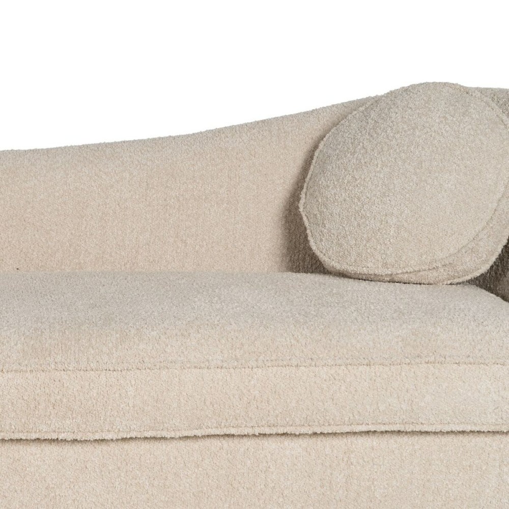 Sofa Beige 195 x 74 x 77 cm