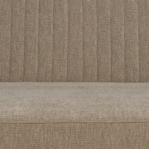 Gartenbank Schwarz Beige Gold 134 x 74 x 70 cm