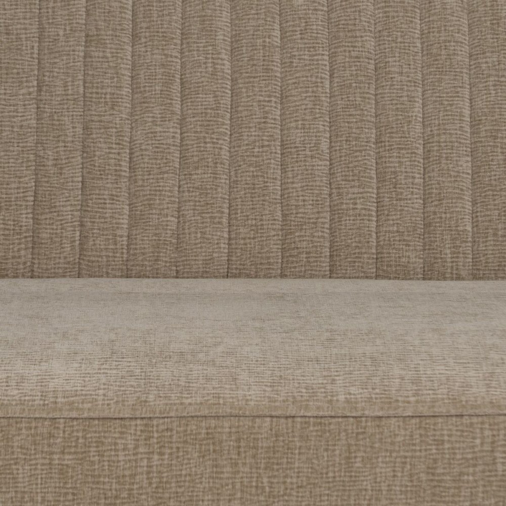 Gartenbank Schwarz Beige Gold 134 x 74 x 70 cm