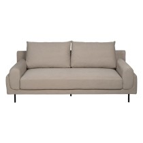 Sofa Taupe 216 x 86 x 90 cm