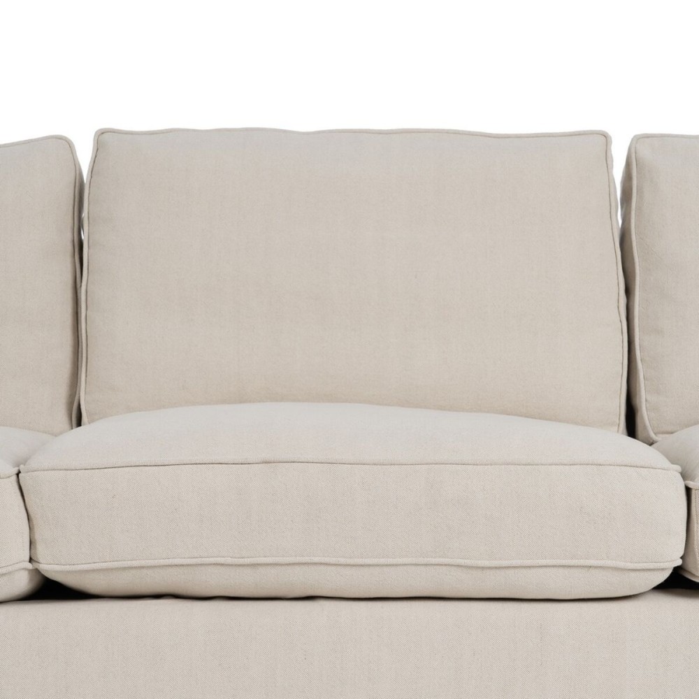 Sofa Cream 260 x 100 x 83 cm