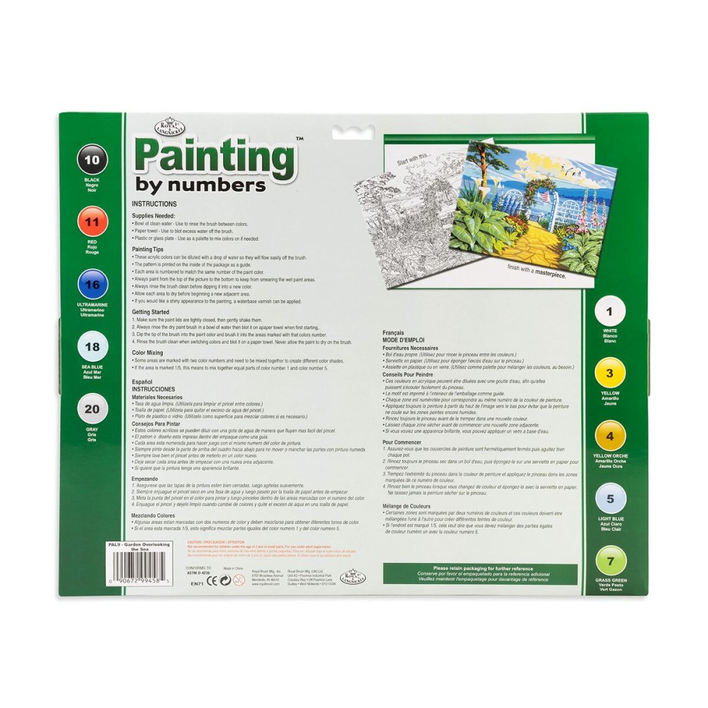 Paint by Numbers Set Royal & Langnickel