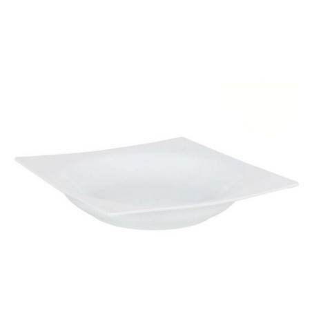 Deep Plate Zen Porcelain White (20 x 20 x 3,5 cm)