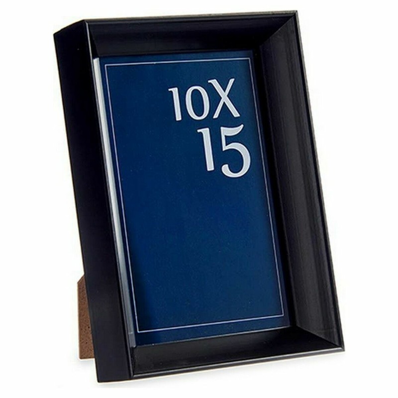 Cadre photo Noir Plastique verre (12,2 x 3,5 x 17,3 cm) (6 Unités)