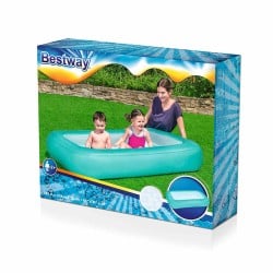 Bestway Piscine Gonflable Enfant Bébé Sol rembourré 104x25 cm +2 Ans Jardin 51115