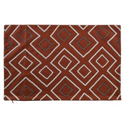 Kissenbezug DKD Home Decor 60 x 1 x 40 cm Terrakotta Geometrisch