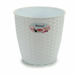 Planter Stefanplast White Plastic 19 x 17,5 x 19 cm (12 Units)