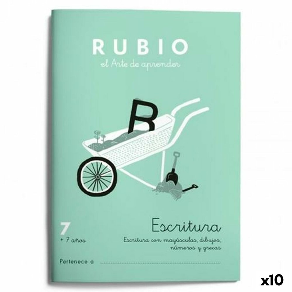 Schreib- und Kalligraphie-Notizbuch Rubio Nº07 A5 Spanisch 20 Blatt (10 Stück)