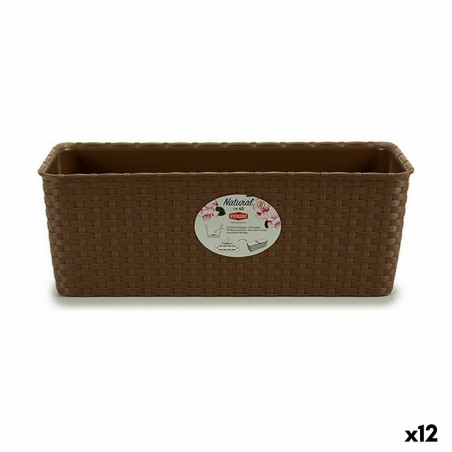 Blumenkasten Stefanplast Beige Kunststoff 39 x 13,5 x 15,5 cm (12 Stück)