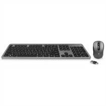 Tastatur Ewent EW3272 Schwarz Qwerty Spanisch QWERTY