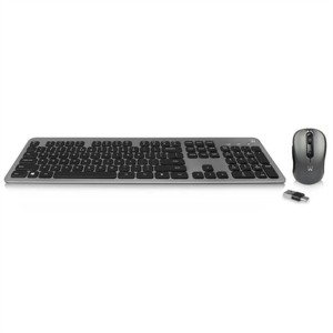 Keyboard Ewent EW3272 Black Spanish Qwerty QWERTY