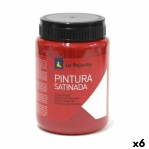 Tempera La Pajarita L-07 Vermilion 6 Stücke Rot Schulisch Satin