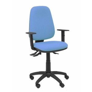 Chaise de Bureau Sierra S P&C LI13B10 Avec accoudoirs Bleu ciel