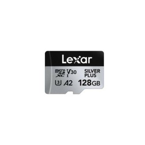 Carte Micro SD Lexar High Performance SILVER PLUS 128 GB