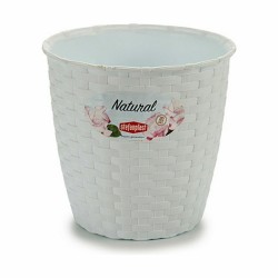 Blumentopf Stefanplast Weiß Kunststoff 14 x 13 x 14 cm (12 Stück)