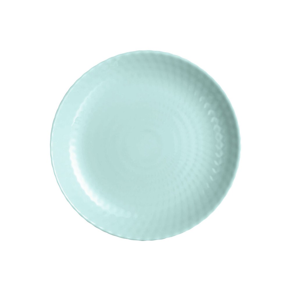 Assiette à dessert Luminarc Pampille Turquoise verre (19 cm) (24 Unités)