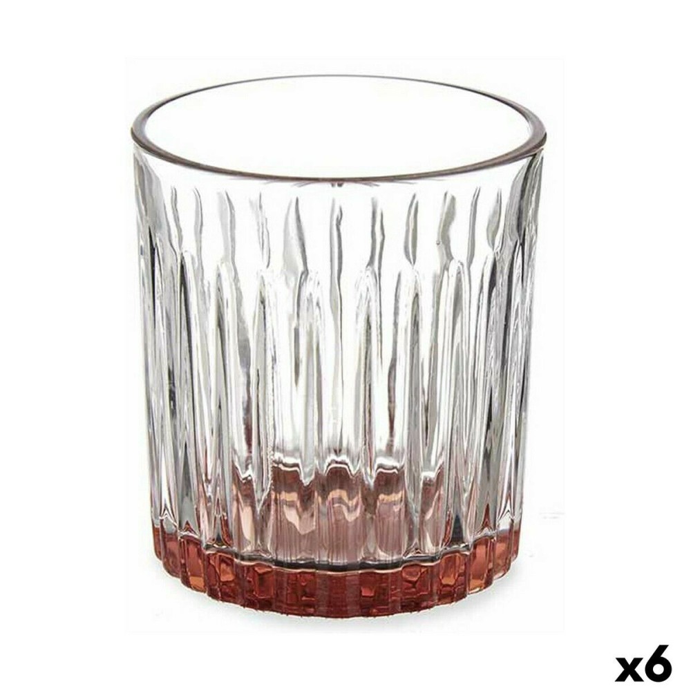 Glass Vivalto Exotic Brown Crystal 330 ml (6 Units)