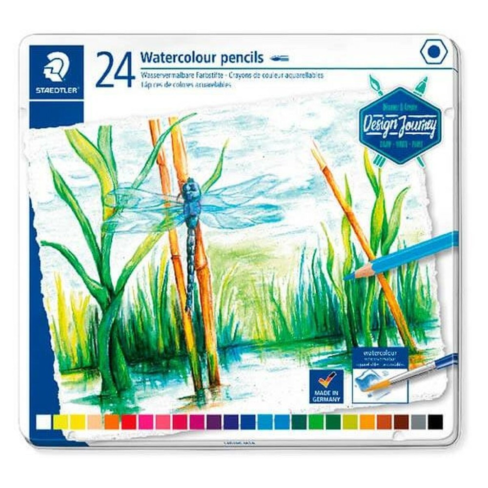 crayons de couleurs pour aquarelle Staedtler Design Journey Multicouleur (5 Unités)